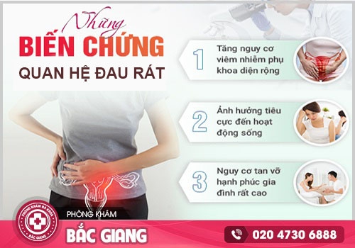 Tình trạng quan hệ đau rát xảy ra do nhiều nguyên nhân khác nhau. quan hệ đau rát